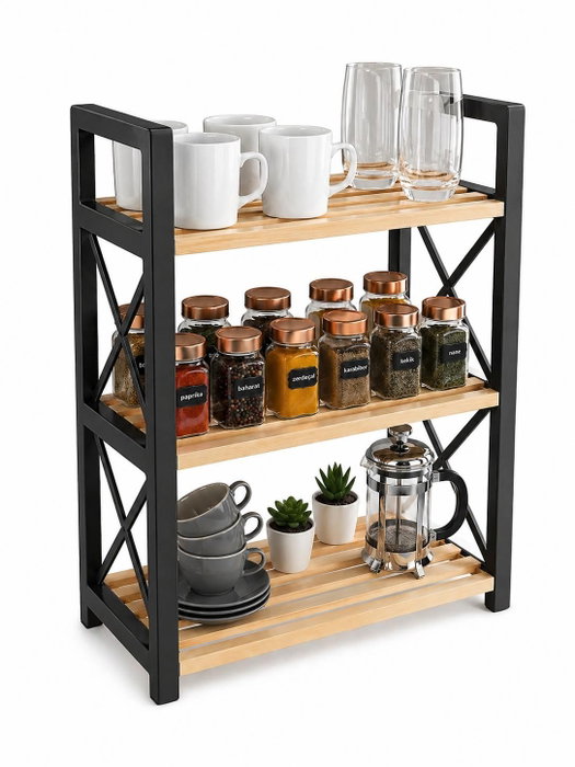 Hermia Axis Organizador de Cocina Negro Hermia Axis Organizador de Cocina Negro